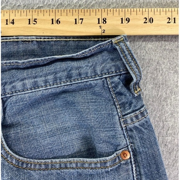 Levis 569 Loose Fit Jeans Mens 38x32 (Fits 38x30) Blue Denim 100% Cotton Classic - Picture 4 of 13